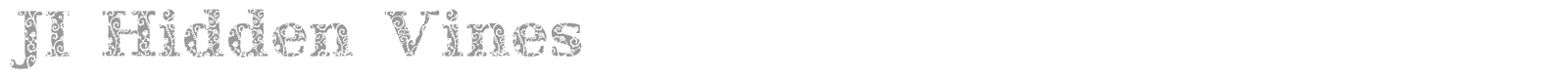 JI Hidden Vines font preview
